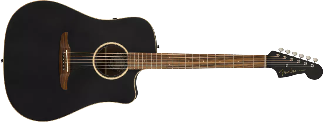 Redondo Special Acoustic-Electric Guitar w/Bag - Matte Black