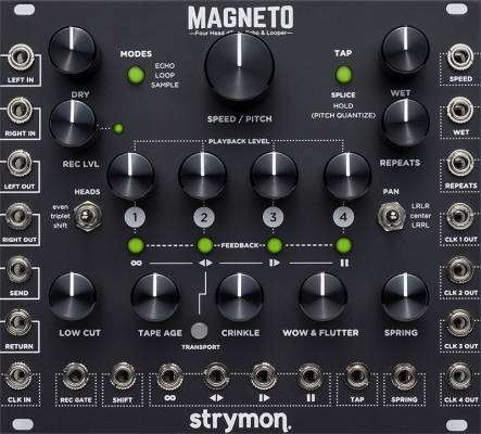 Strymon - Magneto Four Head dTape Echo & Looper Eurorack Module