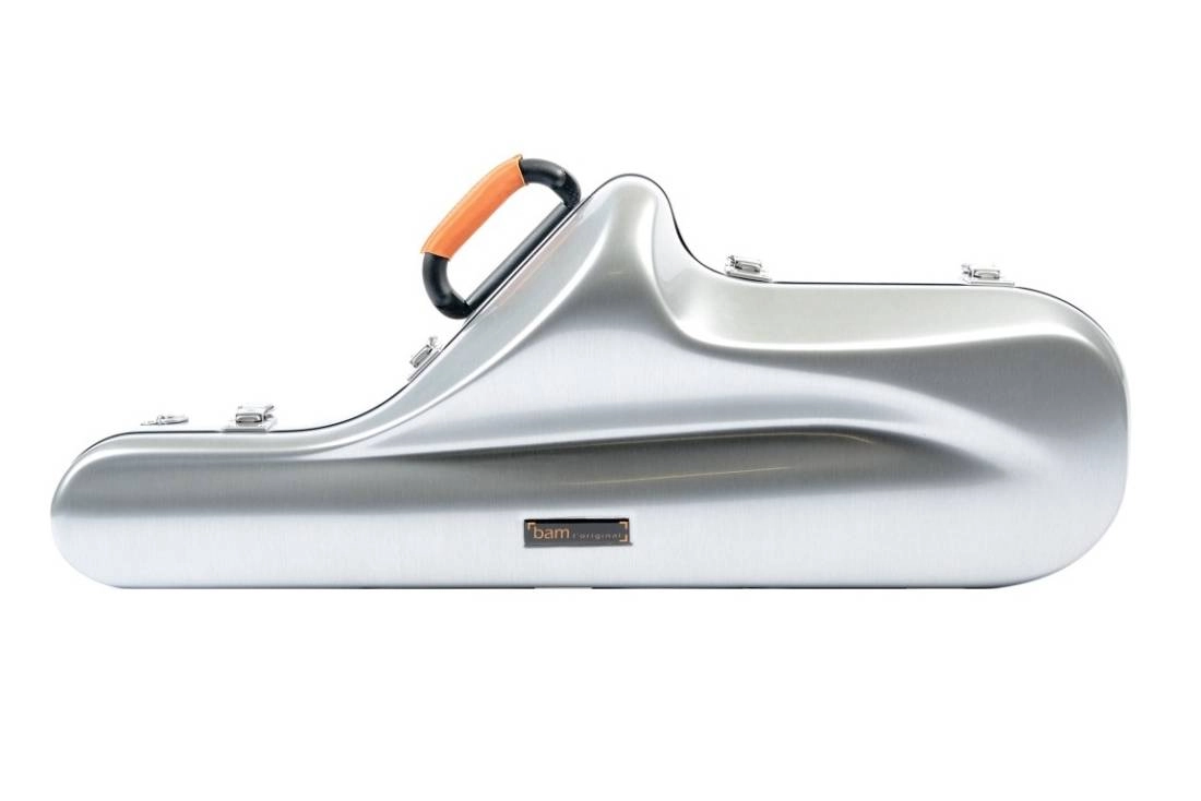 La Defense Cabine Tenor Sax Case - Brushed Aluminum