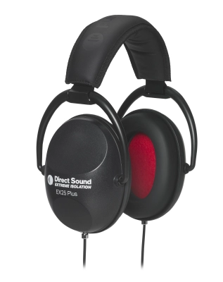 Direct Sound - EX25 Plus Closed Back Isolation Headphones - Midnight Black