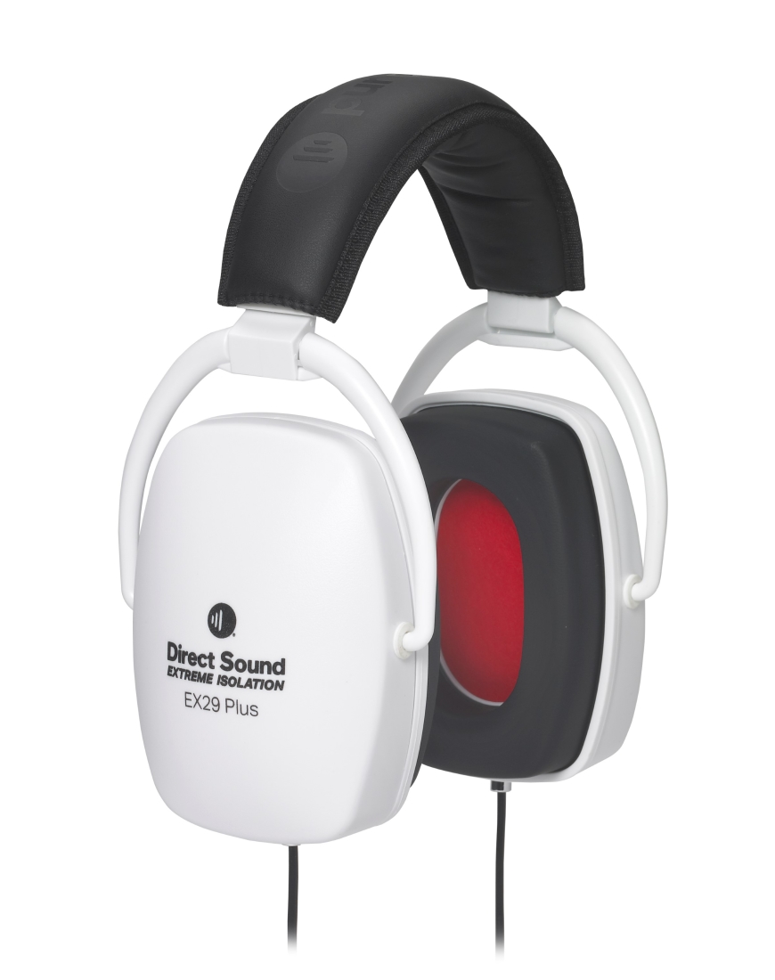 EX29 Plus Closed Back Isolation Headphones - White