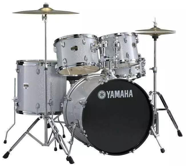 Gigmaker 5-Piece Drum Kit - Silver Glitter