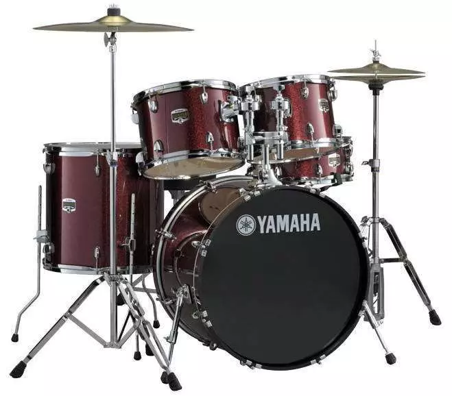 Gigmaker 22 5-Piece Drum Kit - Burgundy Glitter