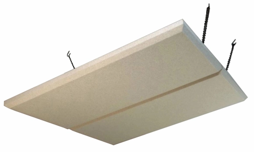 Auralex - ProCloud Ceiling Panels (2) 4x4 w/Hardware - Sandstone