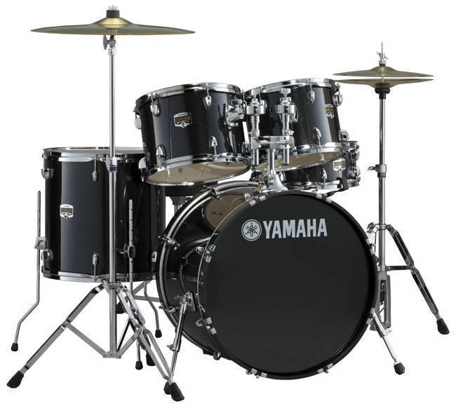 Gigmaker 22 5-Piece Drum Kit - Black Glitter