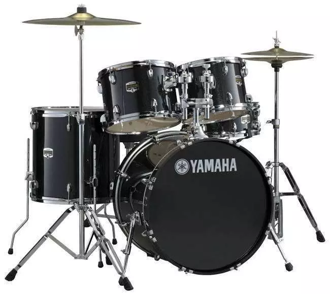 Gigmaker 22 5-Piece Drum Kit - Black Glitter