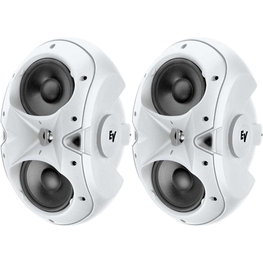 2-Way Twin 3.5\'\' Woofer/200W Installation Speakers (Pair) - White
