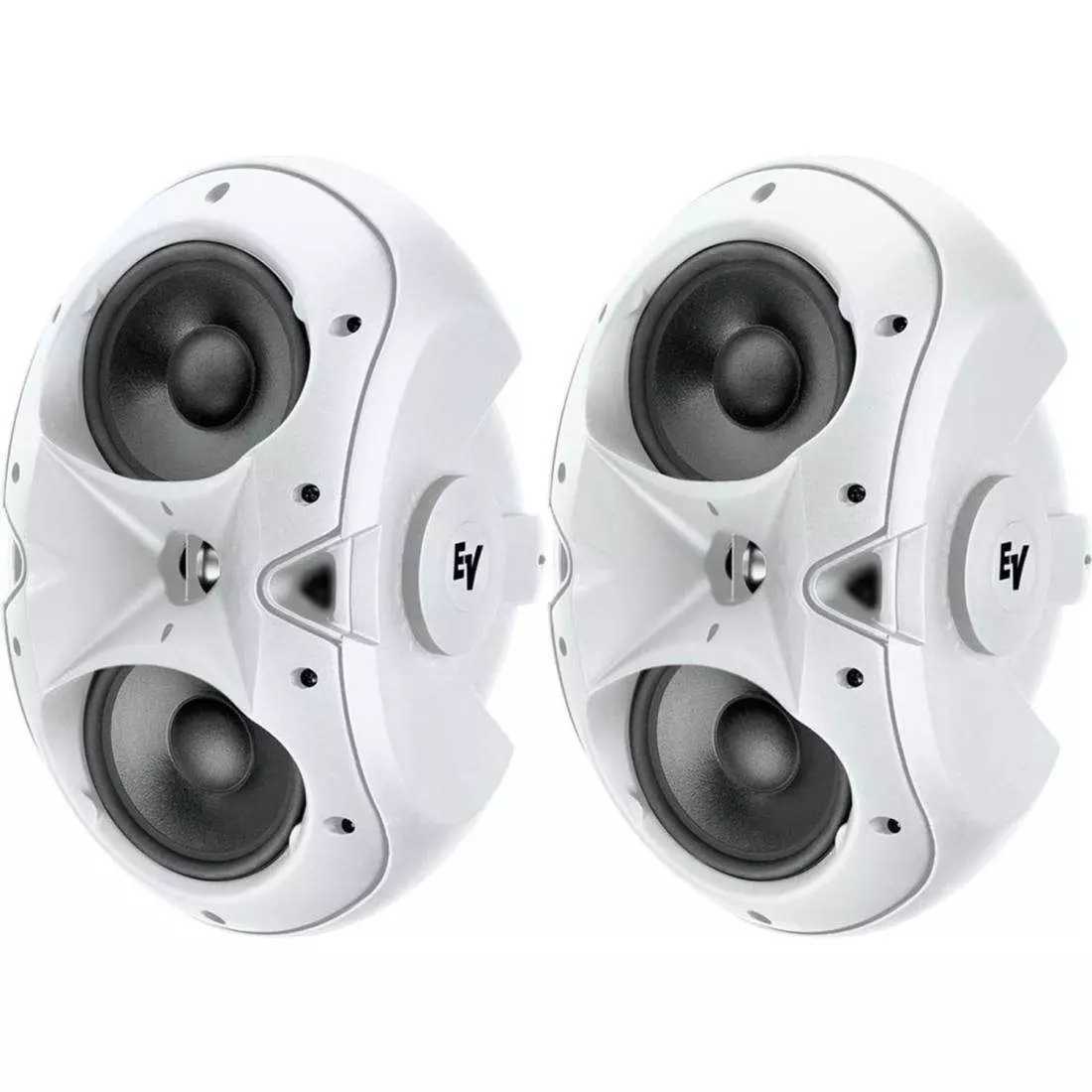 2-Way Twin 3.5\'\' Woofer/200W Installation Speakers (Pair) - White