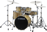 Yamaha - Stage Custom Birch 5-Piece Drum Kit (22,10,12,16,SD) with Hardware - Natural Wood