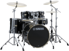 Yamaha - Stage Custom Birch 5-Piece Drum Kit (22,10,12,16,SD) with Hardware - Raven Black