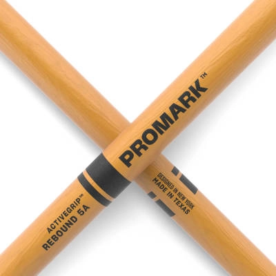 Rebound 5A ActiveGrip Clear Drumsticks