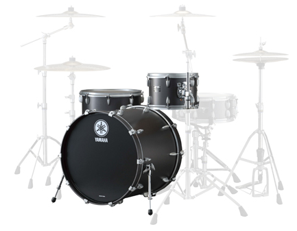 Rock Tour 3-Piece Drum Kit - Matte Black