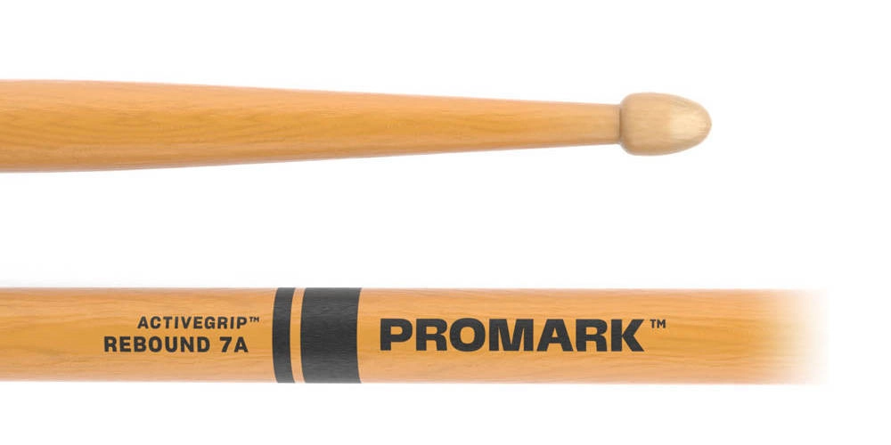 Rebound 7A ActiveGrip Clear Drumsticks