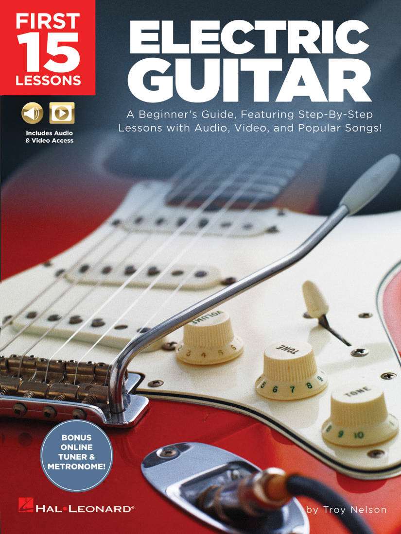 First 15 Lessons: Electric Guitar - Nelson - Book/Media Online