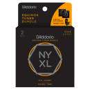 DAddario - NYXL1046 Nickel Wound Electric Strings (2 Pack) with Equinox Tuner