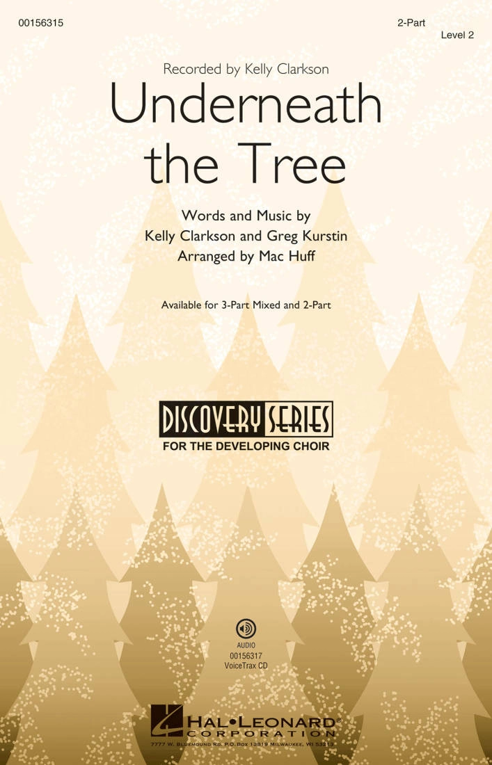 Underneath the Tree - Clarkson/Kurstin/Huff - 2pt