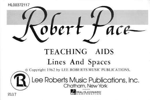 Teaching Aids: Lines & Spaces - Pace - Flashcards