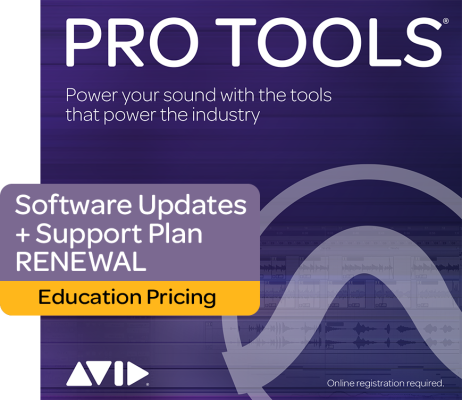 Pro Tools for Education 1-Year Software Updates & Support Plan - Renewal