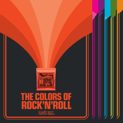 Ernie Ball - Colours of Rock Poster Set - 6 Pack