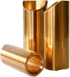 "The Rock Slide - Polished Brass Guitar Slide - Large"