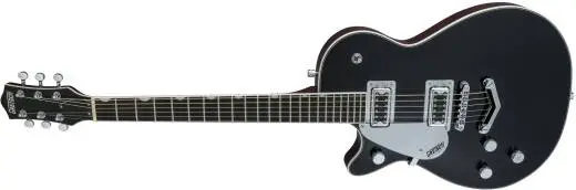 G5230LH Electromatic Jet FT Single-Cut with \'\'V\'\' Stoptail, Black Walnut Fingerboard - Black, Left-Handed