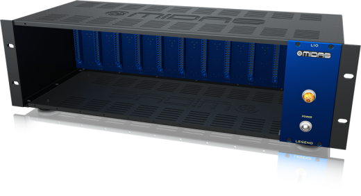 LEGEND L10 500 Series Rackmount Chassis for 10 Modules with Advanced Audio Routing