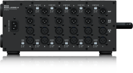LEGEND L6 500 Series Portable Chassis for 6 Modules with Advanced Audio Routing and Rackmount Kit