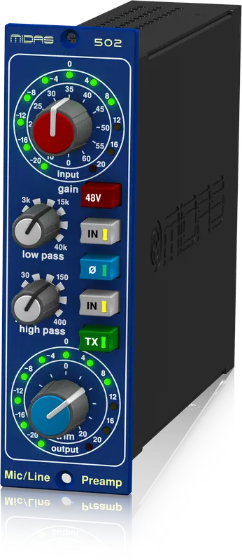 502 Modular Microphone Preamplifier with Classic XL4 Filters