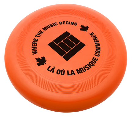 Long & McQuade - Orange Frisbee