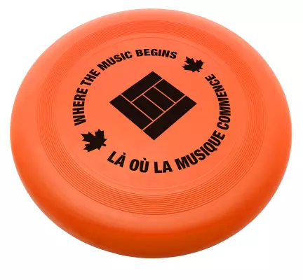 Long & McQuade - Orange Frisbee