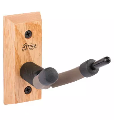 String Swing - Wall Mount Violin Hanger - Oak