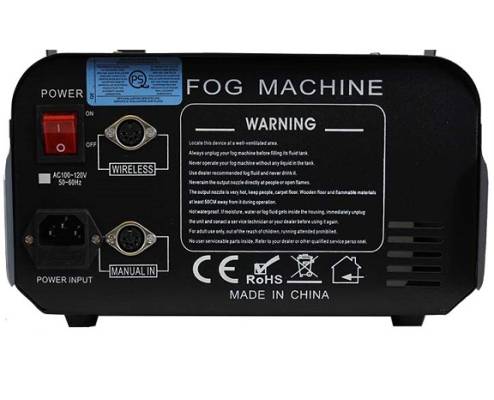 1200 Watt Fog Machine with Wired and Wireless Remote