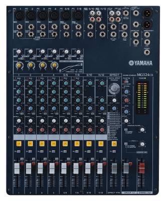 Yamaha MG124CX -12 Channel 4 Bus Mixer | Long & McQuade