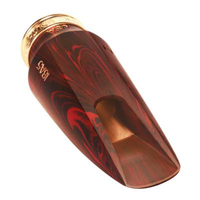 Shiva 2 Alto Saxophone Mouthpiece - Red Marble Hard Rubber 7