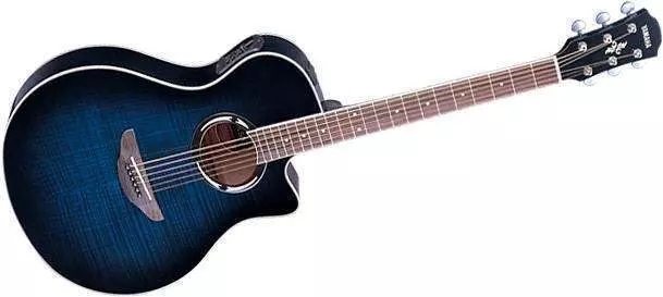 APX500 - Thinline Acoustic Electric Guitar - Blue