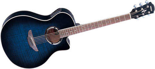 Yamaha APX500 - Thinline Acoustic Electric Guitar - Blue