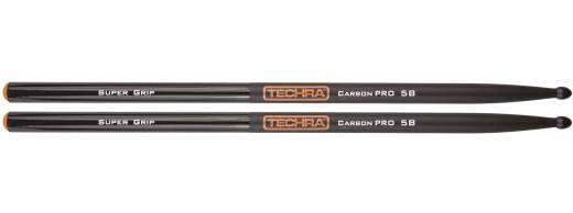 Techra - Carbon Pro Supergrip 5B Drumsticks