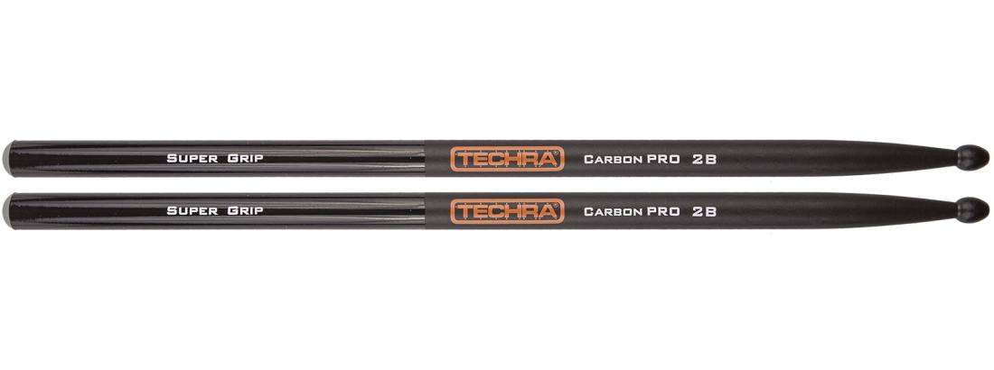 Carbon Pro Supergrip 2B Drumsticks