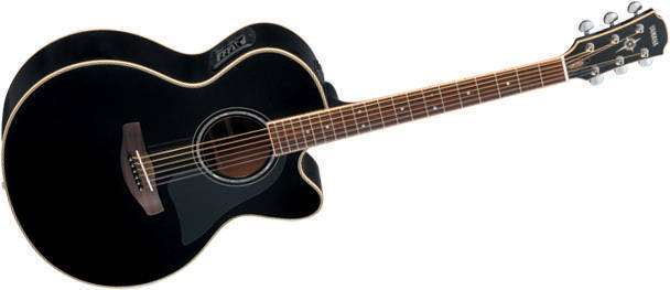 Yamaha - CPX700 - Acoustic Electric Guitar - Black