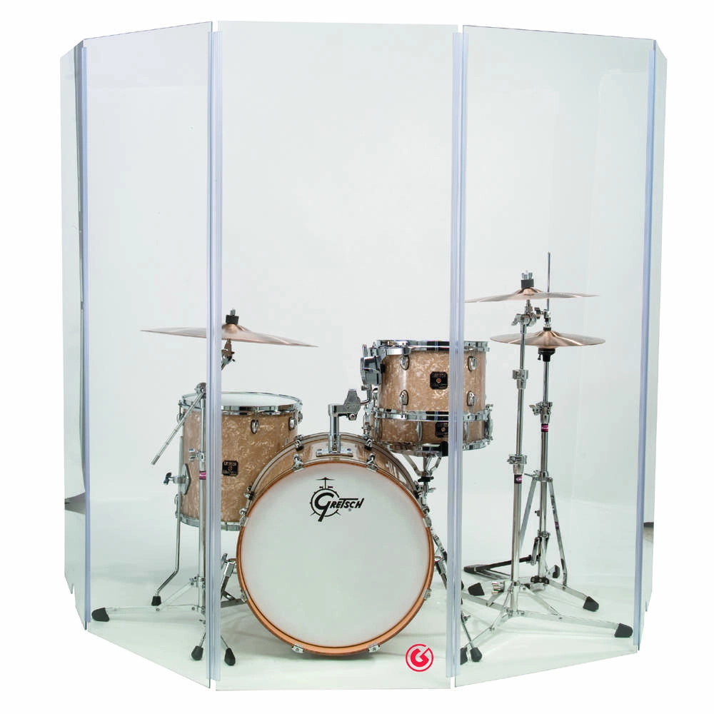 Acrylic Drum Shield, 5-Panel