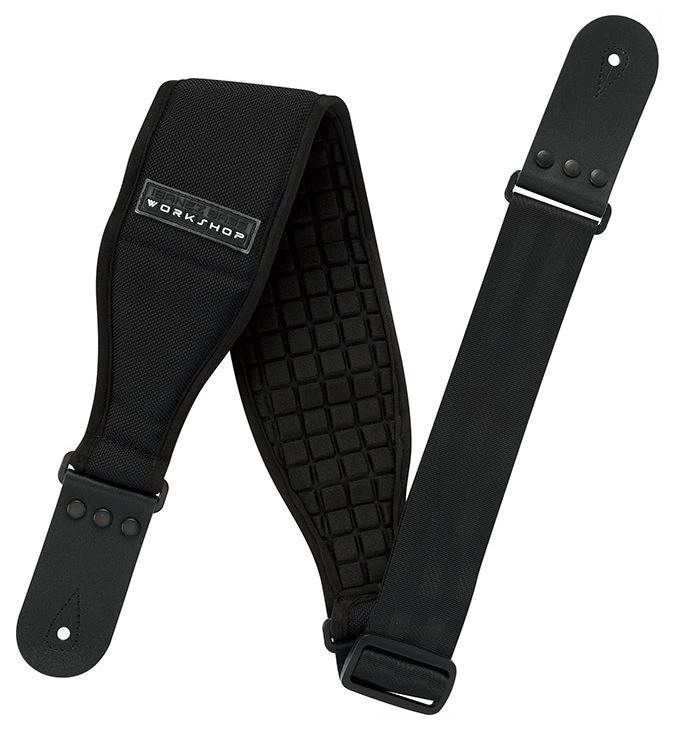 Padded 3.5\'\' Bass Workshop Strap - Black