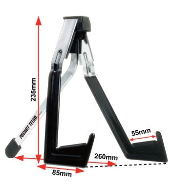 Electric Guitar/Bass Stand - Black