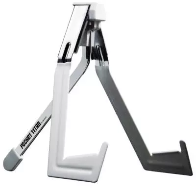 Pocket Titan Electric Guitar/Bass Stand - White
