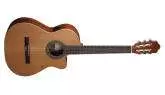 Almansa - A-400 Classical Guitar - Cedar\/Laminated Mahogany, Matte Finish w\/ Cutaway, Electronics