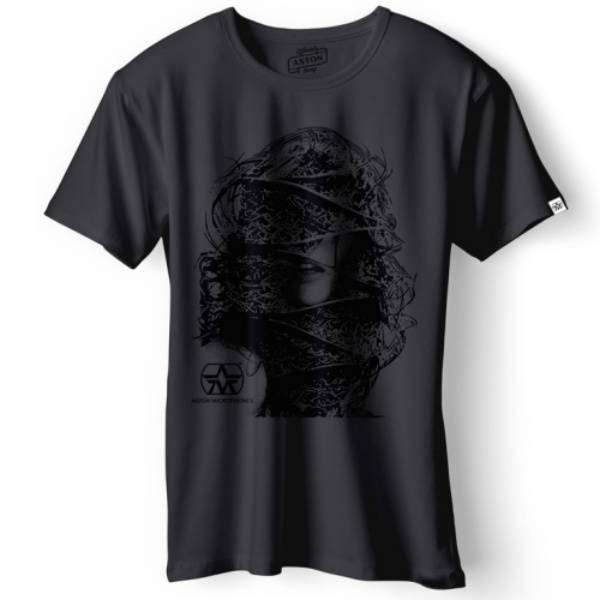 T-shirt Face Dark Grey - XL