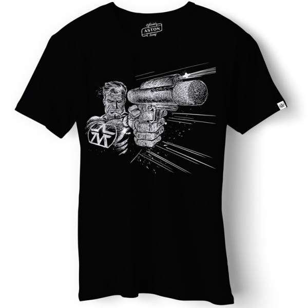 T-shirt Raygun Black - Large