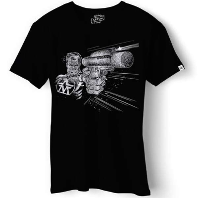T-shirt Raygun Black - XL