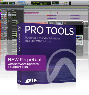 Avid - Pro Tools Perpetual License with 1-Year Software Updates & Support Plan, No iLok (Card Only)