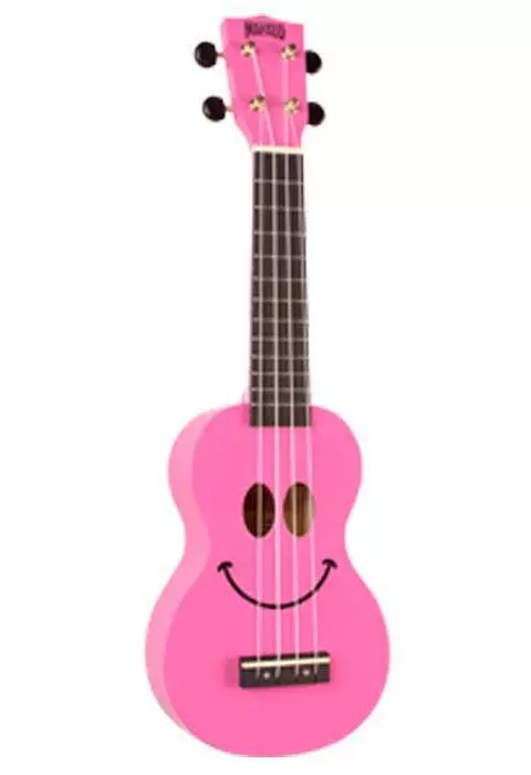 U-Smile Soprano Ukulele w/Bag - Pink