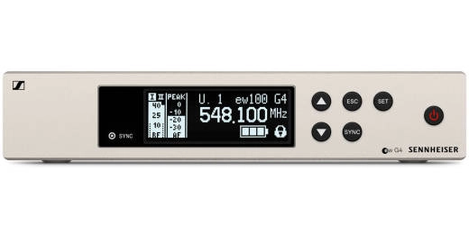 Sennheiser - EM 100 G4 True Diversity Half-Rack Receiver - 470-516 MHz